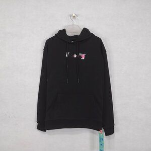 Off-White Printed Hoodie Black